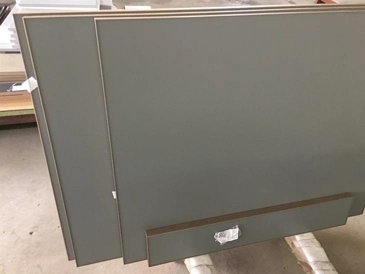 Aluminium Frame 4mm Custom Decorative Glass Cabinet Door (3)